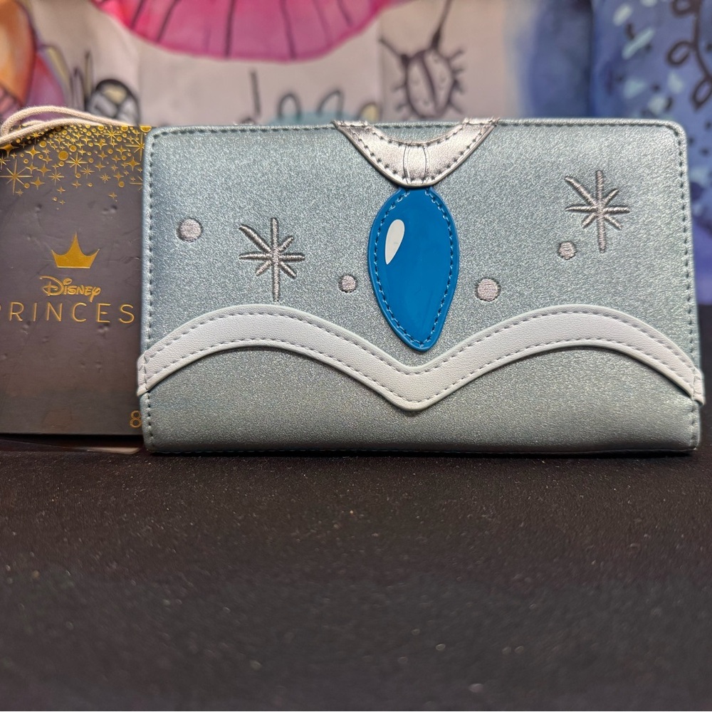 Disney Princess Tiana Blue Gown Loungefly Wallet